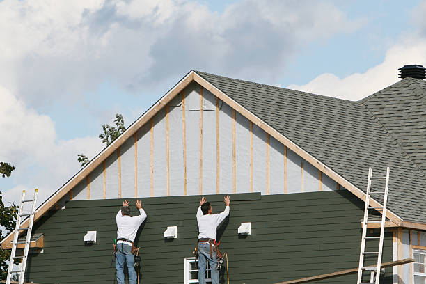 Professional Storm Damage Siding Repair technician working in Gladstone, NJ